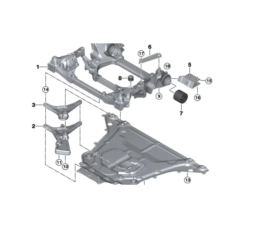 MOTOR ALT MUHAFAZA PLS.G60/G68 2024- - İTHAL