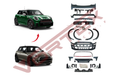 F55 2014- İÇİN 2021- YENİ JCW BODY KIT - İTHAL