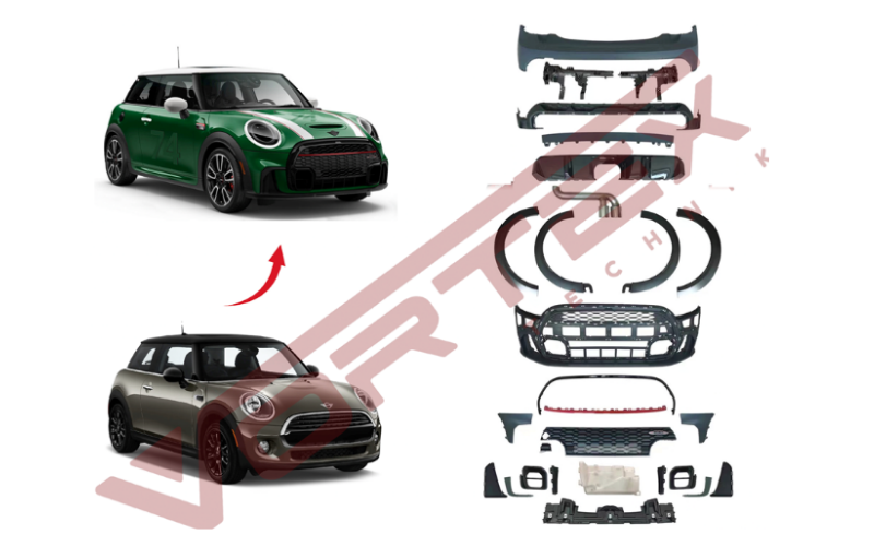 F55 2014- İÇİN 2021- YENİ JCW BODY KIT - İTHAL