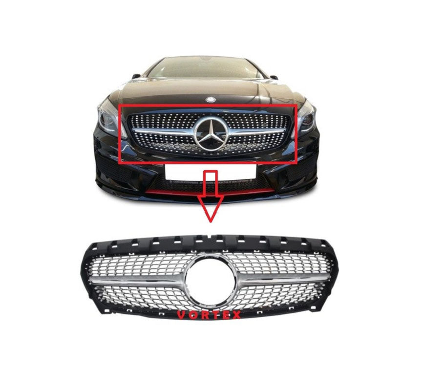 ÖN PANJUR (GRİ-DİAMOND ) CLA W117 2013- - İTHAL