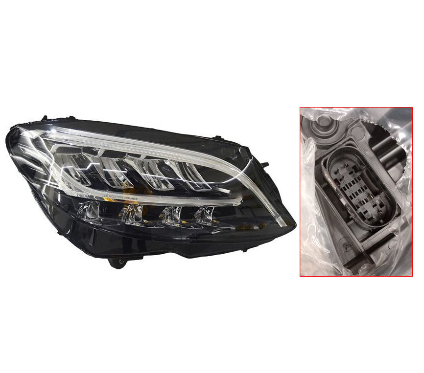 ÖN FAR LED SAĞ (4 PİN) W205 2019- - ORJİNAL