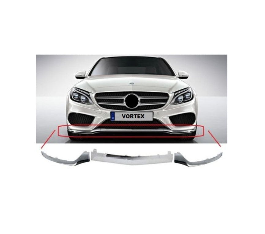ÖN TAMPON ALT NİKELAJ SOL (AMG) W205 2014- - İTHAL