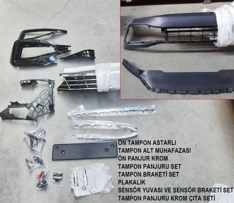 PASSAT 2015- İÇİN B8.5 2020- RLİNE ÖN TAMPON SET - İTHAL