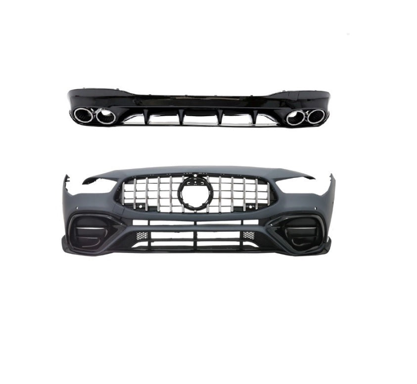 CLA45 AMG BODY KİT (ÖN TAMPON-ARKA DİF) W118 2020- - İTHAL