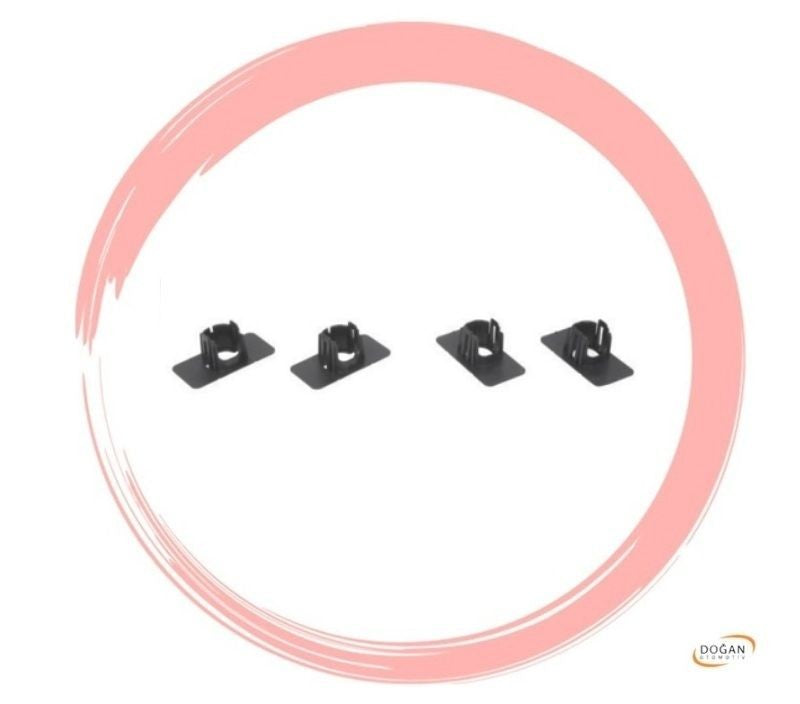 ARKA TAMPON SENSÖR BRAKETİ (4LÜ) SET JETTA 2011- - VORTEX