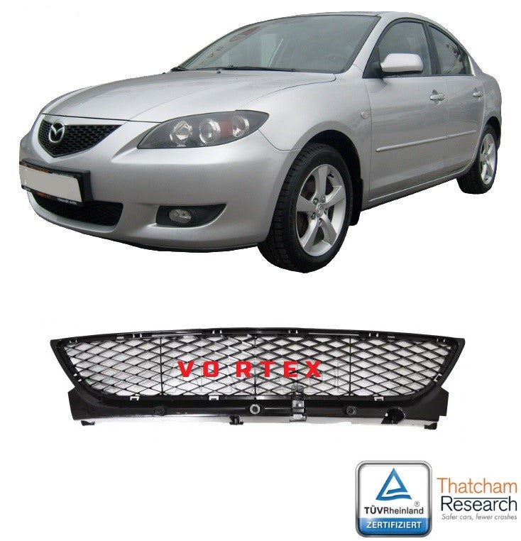 ÖN TAMPON IZGARASI (BRAKETLİ) SEDAN 3 2003- - İTHAL