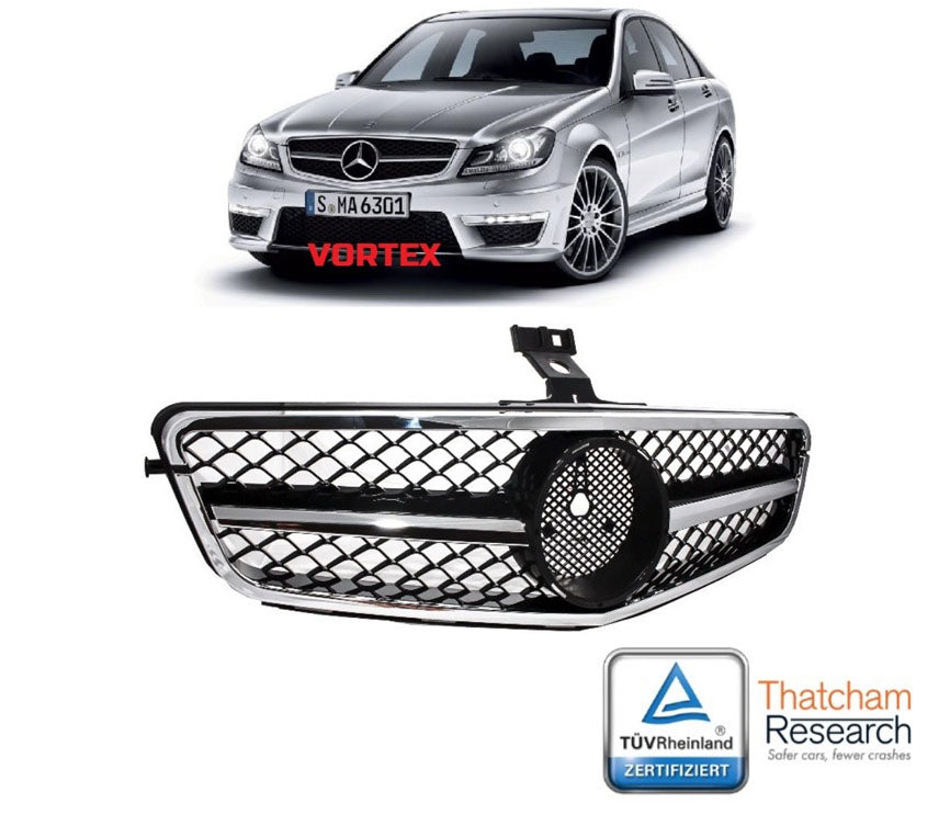 ÖN PANJUR C63 AMG KROM W204 2007- - İTHAL