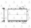 RADYATÖR SU ELANTRA 90-96 16mm M-T BRAZING - MAHER