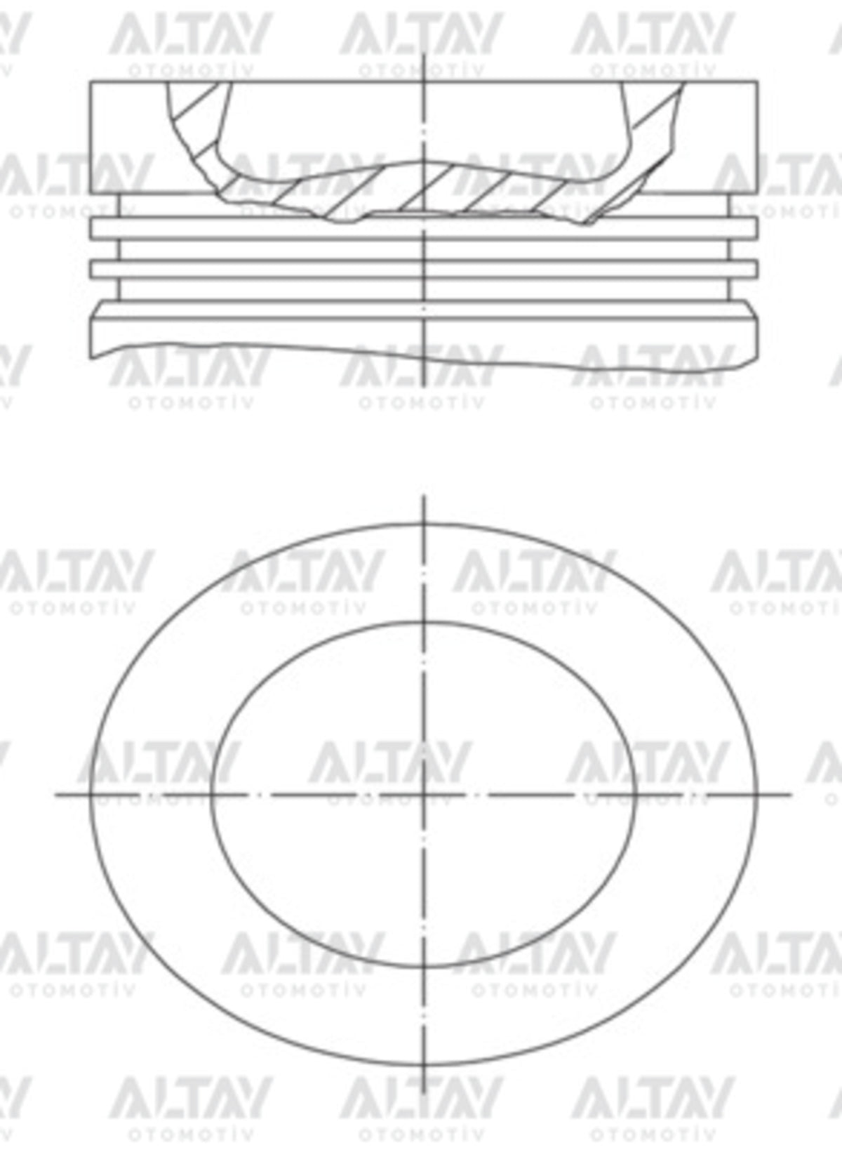 PISTON SEGMANLI TRANSPORTER T6 7 CRAFTER 15=> CXFA-CXHA-CXGA-CXGB-CXHB- DASB-DAUB-DASA-DAUA 2.0 TDI 050 - MAHLE