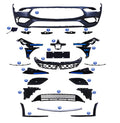 ÖN TAMPON SET ( PANJURSUZ ) AMG W118 2020- - İTHAL