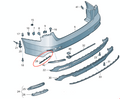ARKA TAMPON ÇITASI SOL S-LİNE A6 2020- | İTHAL