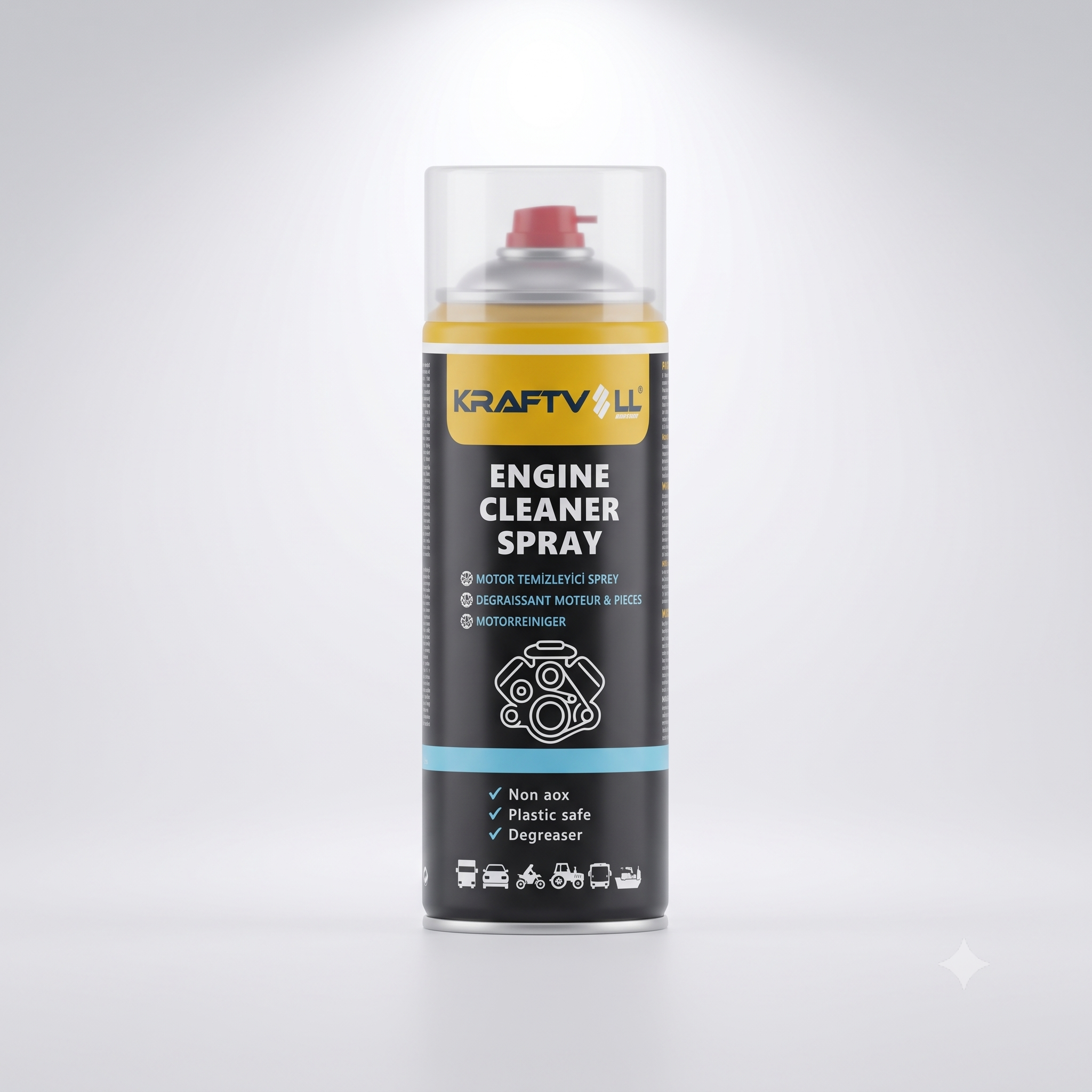 MOTOR TEMIZLEME SPREY SOLVENT 500 ML