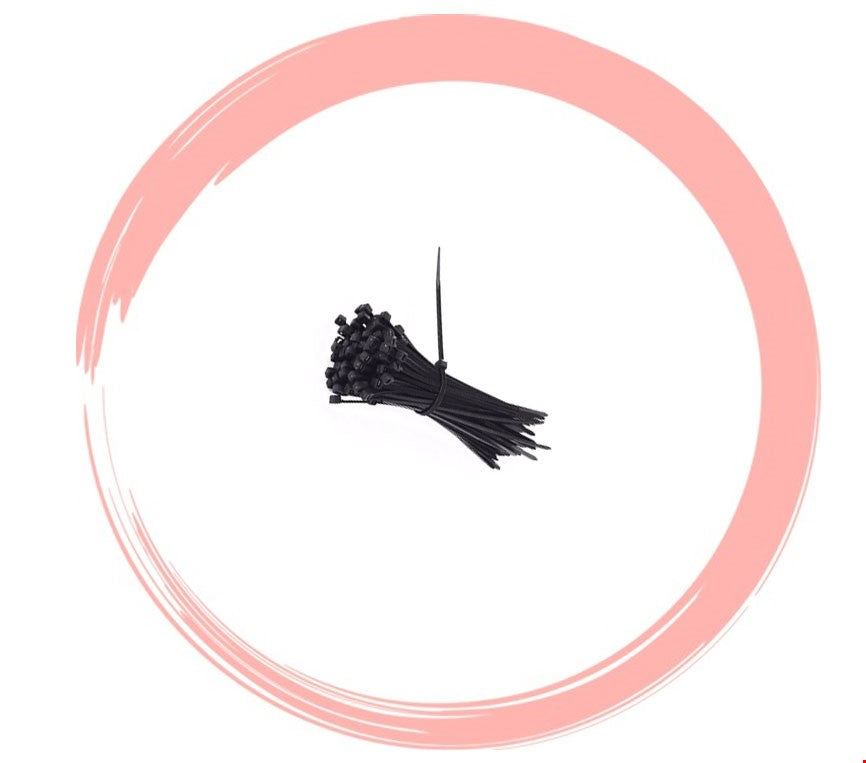 KABLO BAĞI SİYAH 4,8mm x 200mm (100LÜ PAKET) | VORTEX