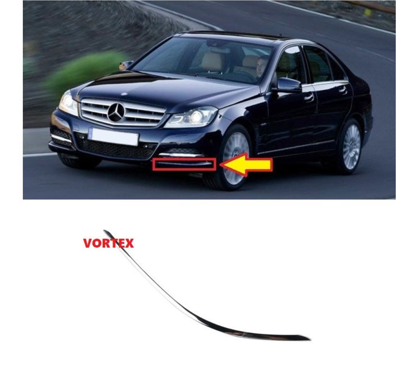 ÖN TAMPON NİKELAJI SOL W204 2011- - İTHAL