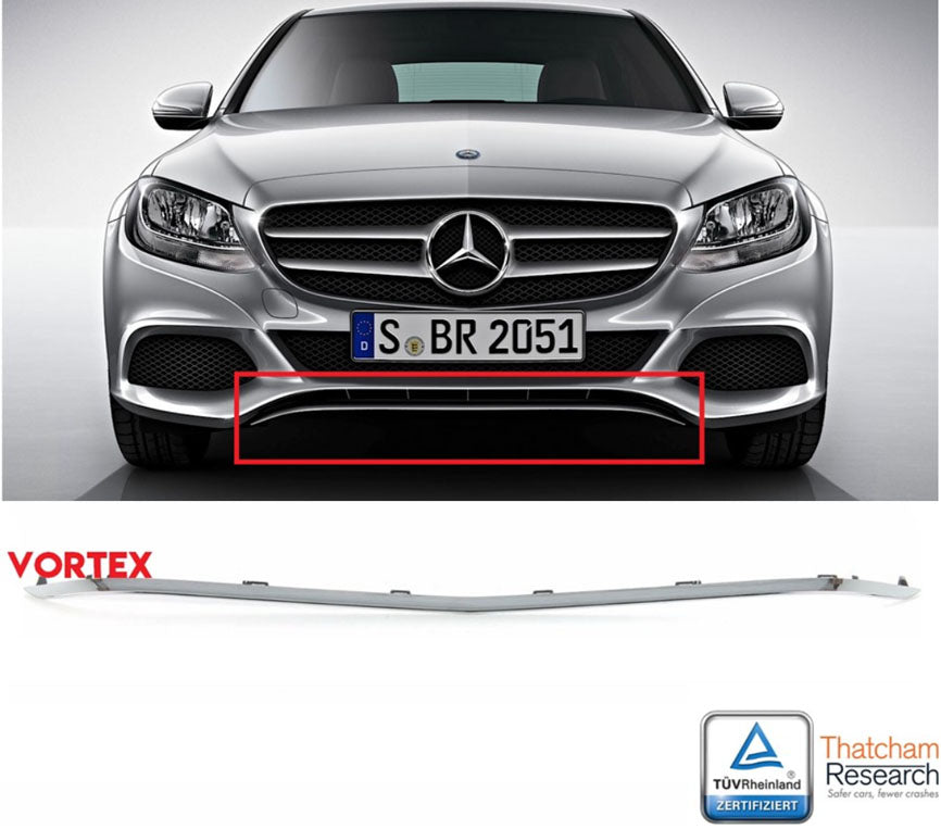 ÖN TAMPON ALT NİKELAJI (COMFORT) W205 2014- - İTHAL