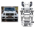 YENİ G63 AMG ÖN TAMPON SETİ W465 2019-2026 (KROM) - İTHAL