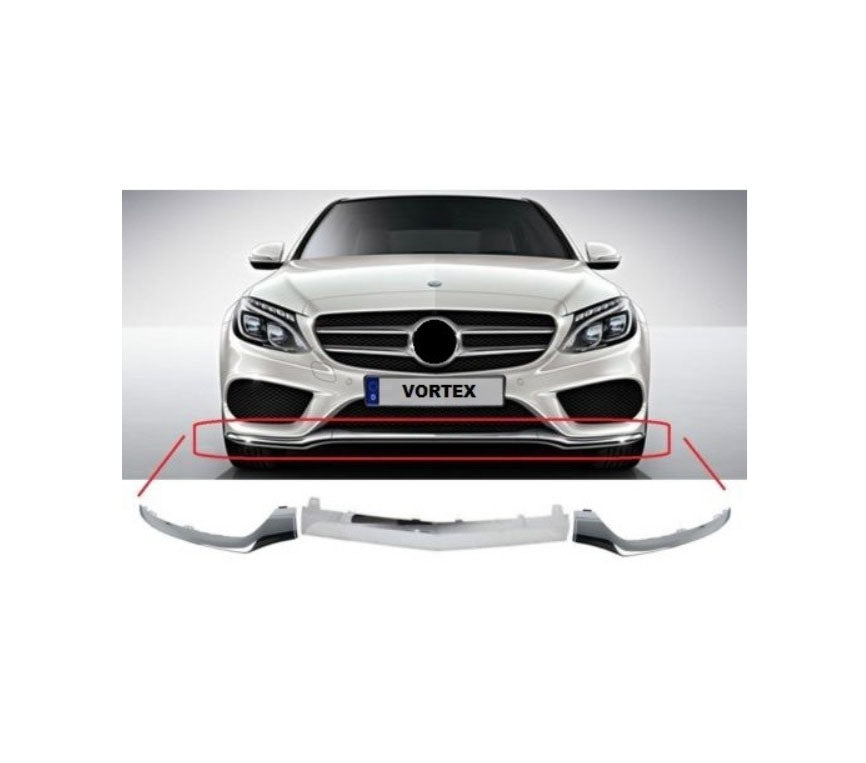 ÖN TAMPON ALT NİKELAJ ORTA (AMG) W205 2014- - İTHAL