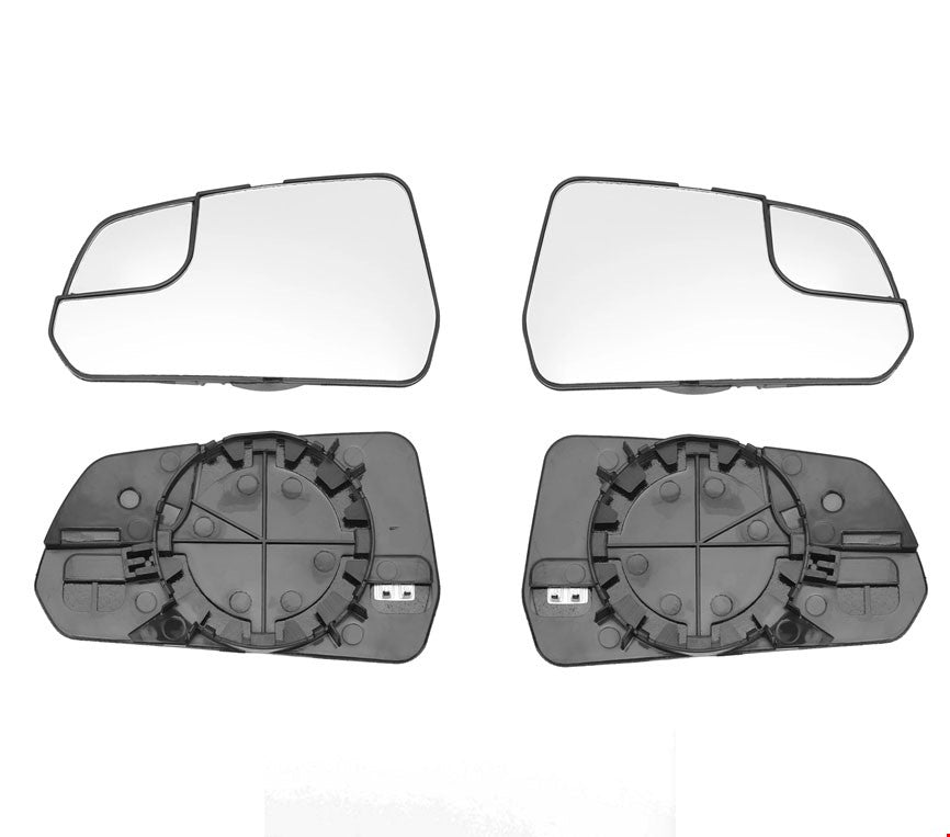 DIŞ DİKİZ AYNA CAMI SETİ R+L MUSTANG 2015- - İTHAL