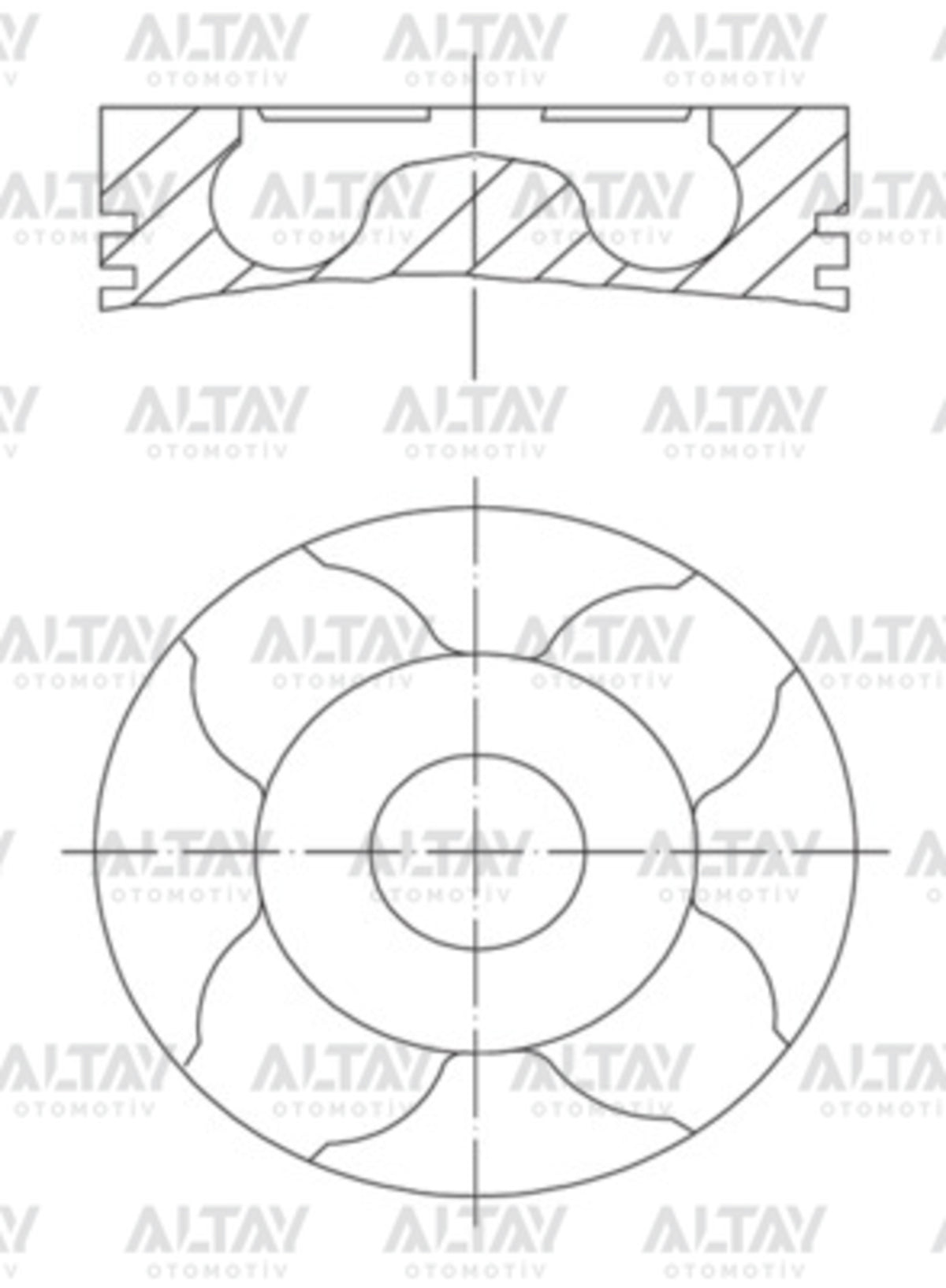 PİSTON SEGMANLI PALIO / ALBEA / DOBLO 1.3JTD 70HP STD1 69.6mm (0.20mm KISA) - MAHLE