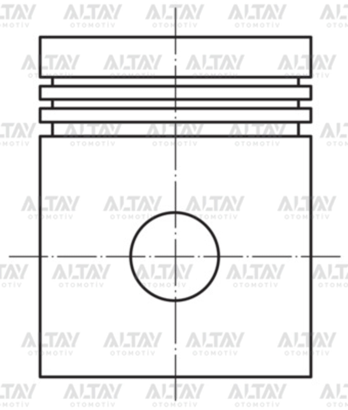 PİSTON SEGMANLI ASTRA / VECTRA / CORSA / ZAFIRA 1.6 16V Y16XE-Z16XE-X16XEL 100HP 79mm 050 - MAHLE