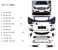 ÖN TAMPON SET GLA W156 2013- - İTHAL