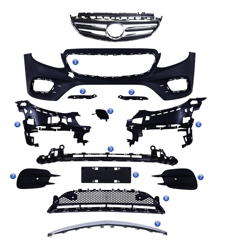 ÖN TAMPON SET ( AMG PANJURLU ) W213 2016- - İTHAL