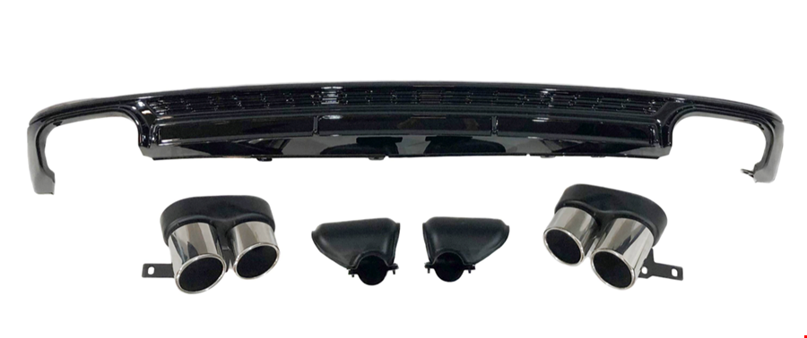 S6 ARKA DİFÜZÖR SET (KROM EGZOZLU) A6 2020- | İTHAL