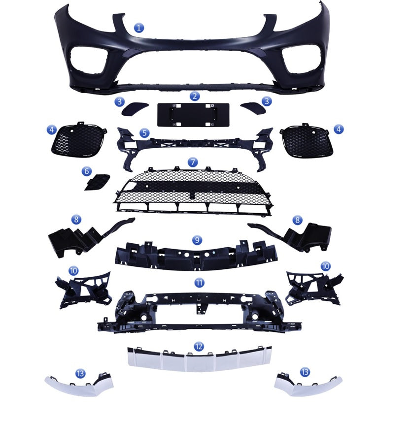 ÖN TAMPON SET ( AMG ) W166 2015- - İTHAL