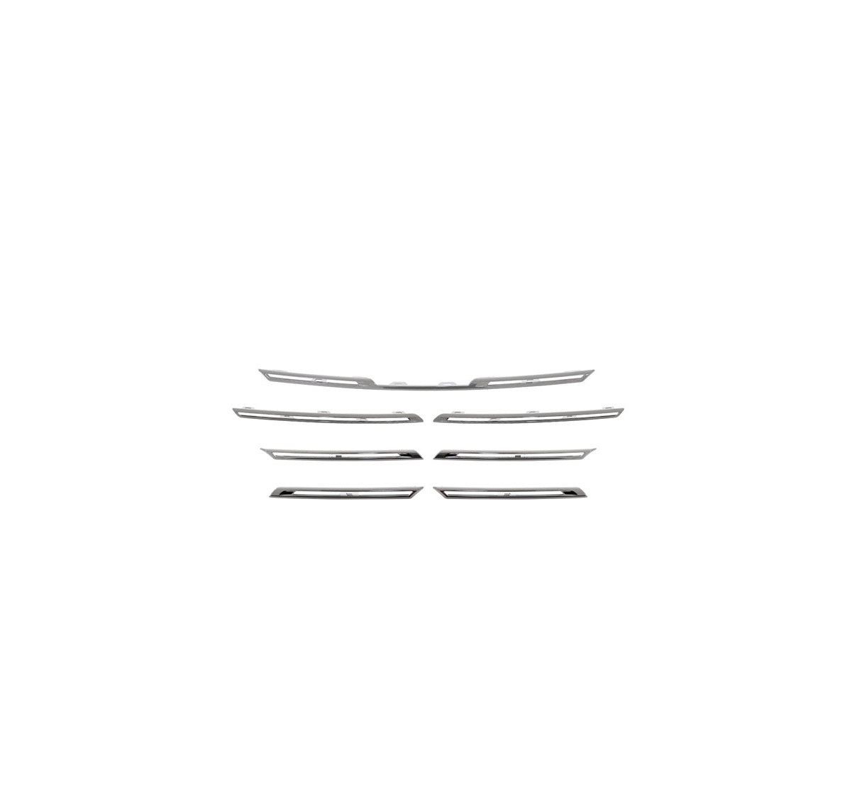 ÖN PANJUR NİKELAJI (SET 7 PARÇA) MEGANE 4 2015- - YERLİ