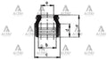 SUPAP LASTİĞİ DKS M131 / TEMPRA / PALIO / PARTNER / 8mm (8x10,8x14,2x6,2x10) - SKT