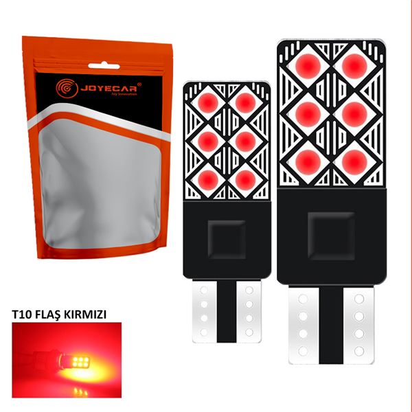 FLASHLI T10 LED PARK AMPULU 2 ADET (KIRMIZI)
