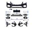 ÖN TAMPON SET ( PANJURSUZ ) S400 AMG W222 2018- - İTHAL