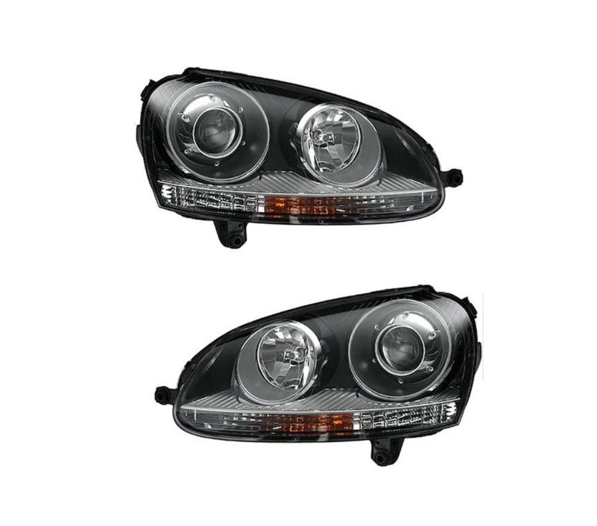 ÖN FAR (SİYAH MERCEKLİ SET) GOLF/JETTA GTI 2006- - İTHAL