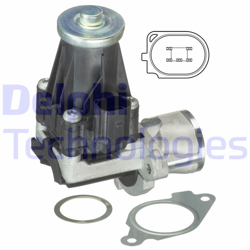 EGR VALFI EGEA / FIORINO / CORSA D / ASTRA J / 13DTC-1.3D - DELPHI