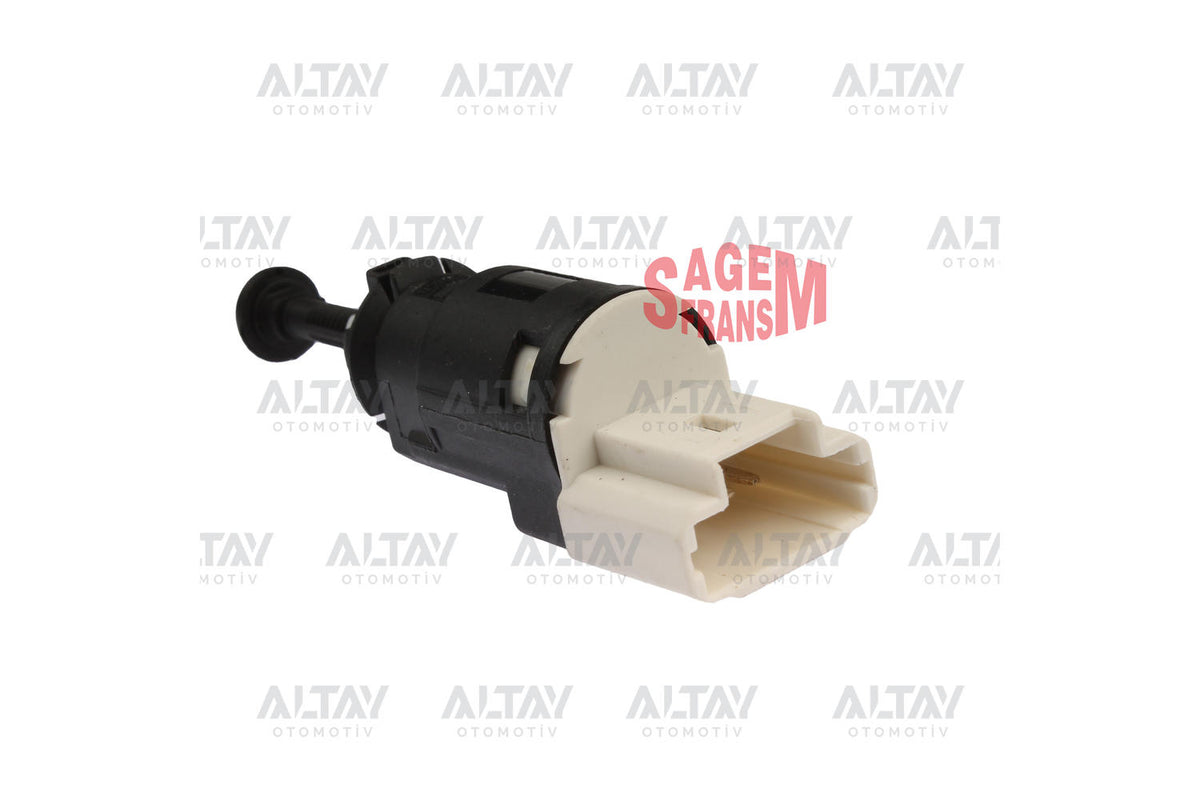 MÜŞÜR FREN PEDAL CLIO III / MODUS / LAGUNA II / DUSTER / LOGAN / SANDERO SİYAH-BEYAZ 4 FİŞLİ - SAGEM