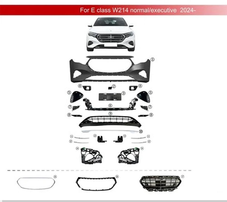 ÖN TAMPON SET ( EXCLUSIVE ) W214 2024- - İTHAL