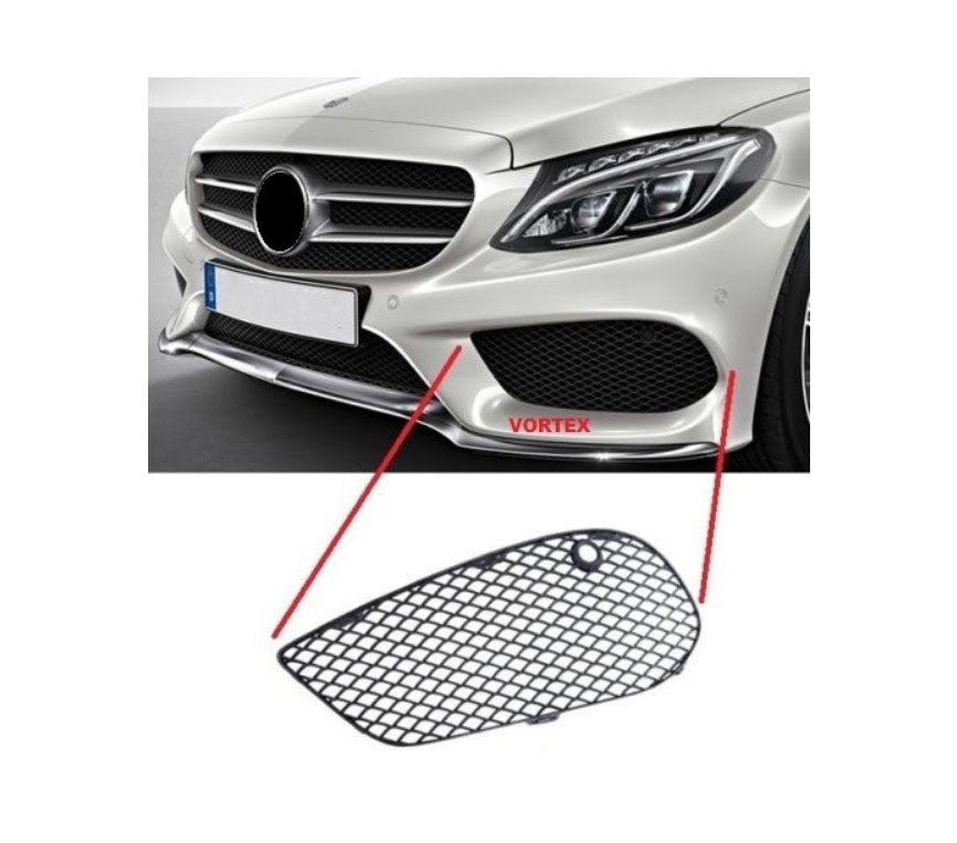 ÖN TAMPON IZGARASI DIŞ SOL (AMG) W205 2014- - İTHAL