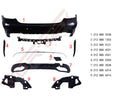 ARKA TAMPON SET (AMG) W212 2013- - İTHAL