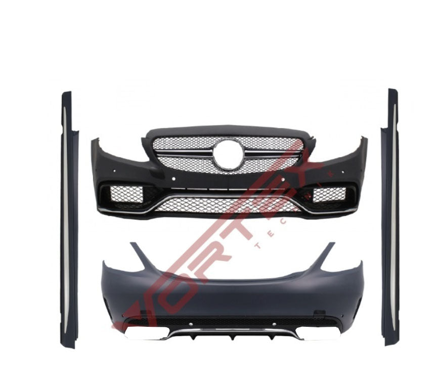 C63 BODY KIT KOMPLE (ÖN-ARKA-YAN) W205 2014- - İTHAL