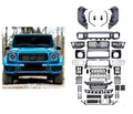 YENİ G63 AMG ÖN TAMPON SETİ W465 2019-2026 (SİYAH) - İTHAL