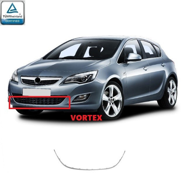 ÖN TAMPON ORTA IZGARA NİKELAJI ASTRA J 2012- - İTHAL