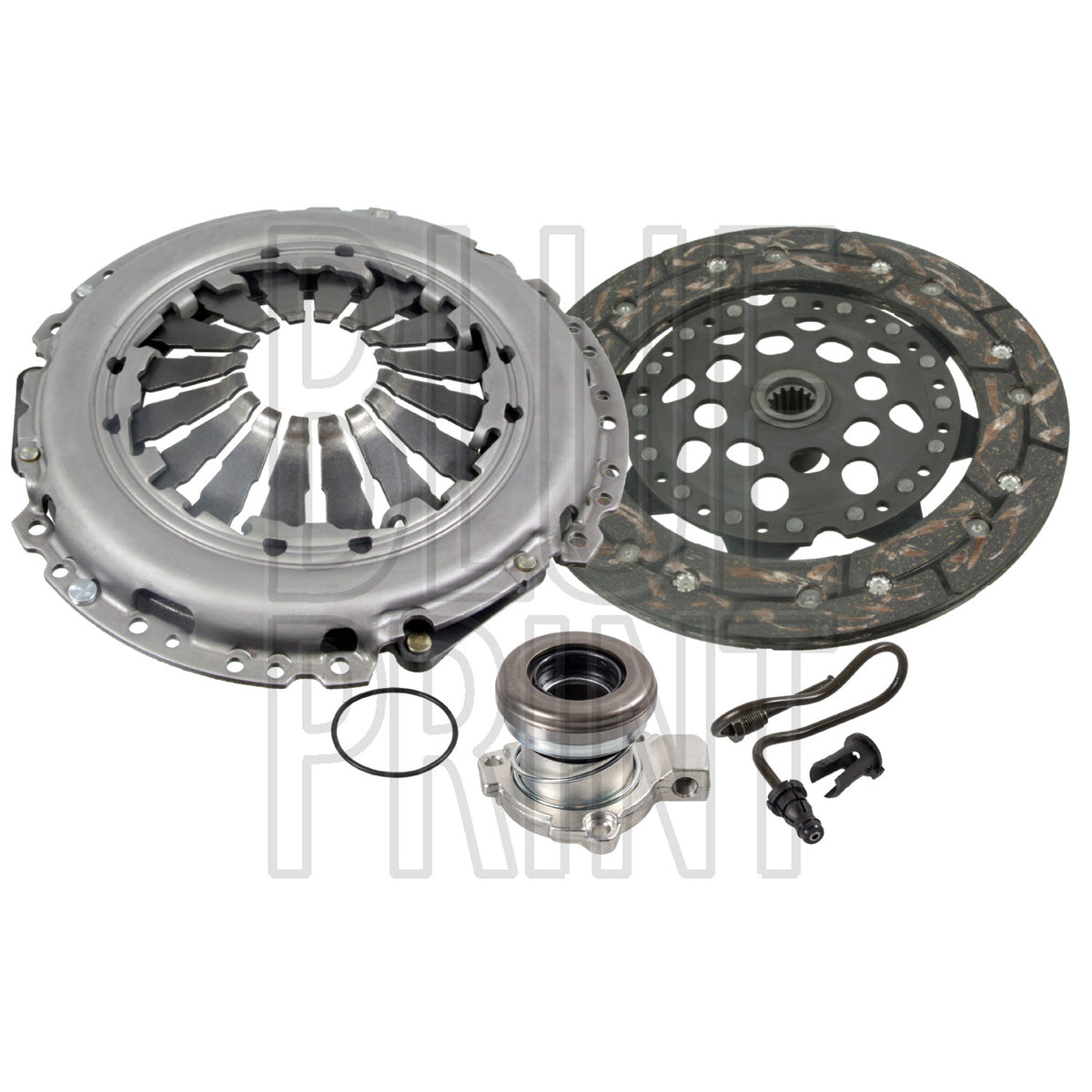 DEBRİYAJ SETİ CORSA C / CORSA D / COMBO C / MERIVA A / TIGRA B Z13DTJ-Z13DT-Y13DT MOT.NO 2494874> ( RULMANLI ) - BLUEPRINT