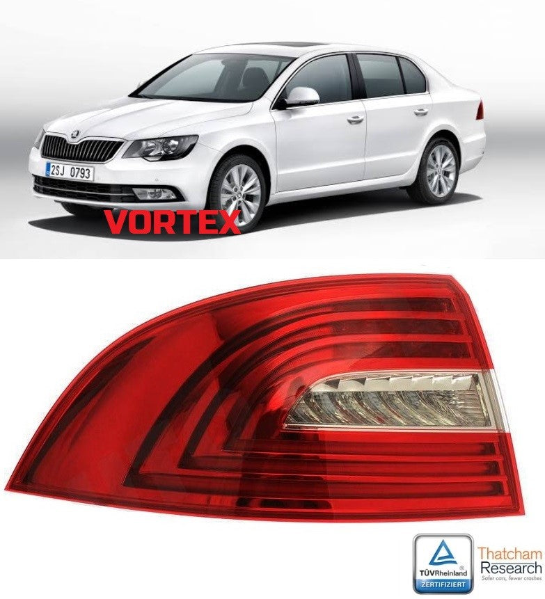 ARKA STOP LAMBASI SOL ( LEDLİ ) SUPERB 2013- - İTHAL