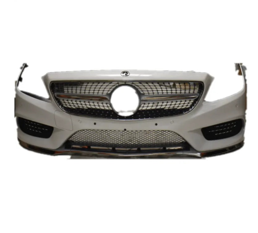 ÖN TAMPON AMG SET (SİYAH BO+PANJUR) CLS W218 2015- - İTHAL
