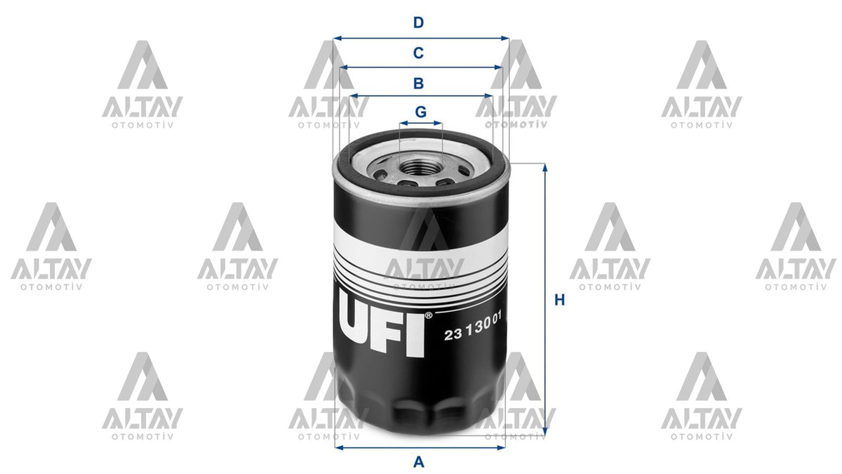 YAG FILTRESI GOLF4 / BORA / A3 / JETTA / PASSAT / LEON / CLASSIC 98-04 1.6 AKL-AEH-BSE-ADR-AEB-AFT - UFI